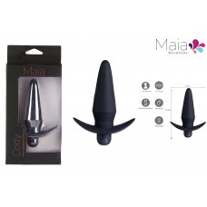 Cody USB Rechargeable Silicone 10- Function Vibrating Anal Plug 